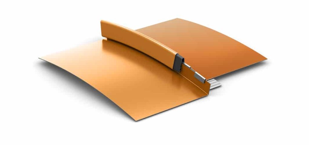 Standing seam roof panels manufactured by Metal Head Fabrication and Supply